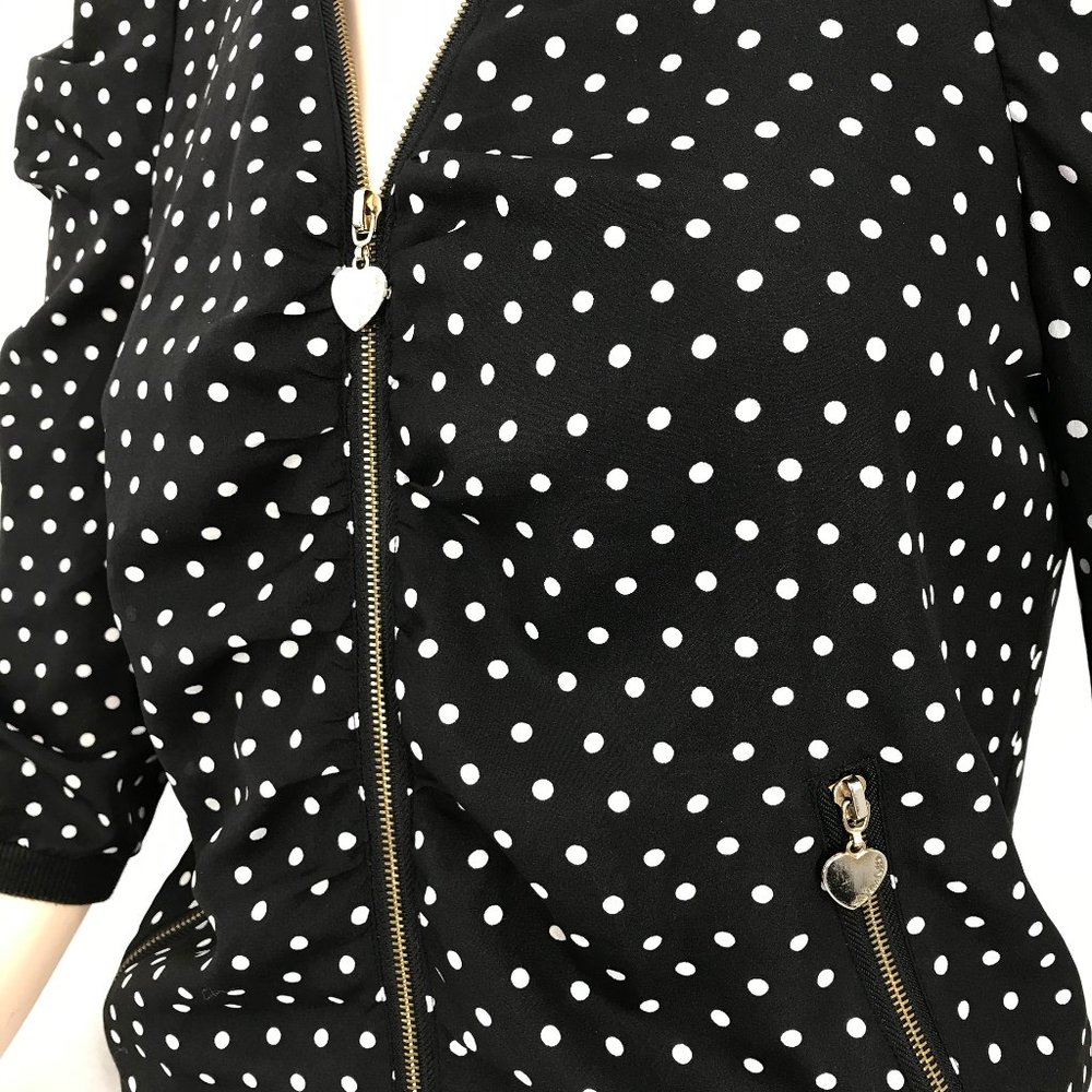 La Chappelle Zip up Blouse Size 7/8 - Picture 2 of 5